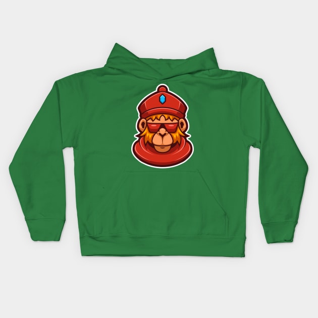 Ape Kids Hoodie by mightyfire